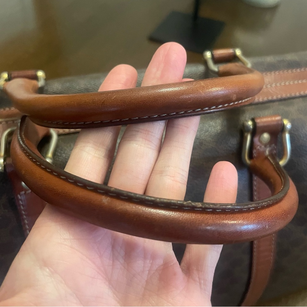 Celine Vintage Macadam Canvas Boston Bag - Picture 14 of 16